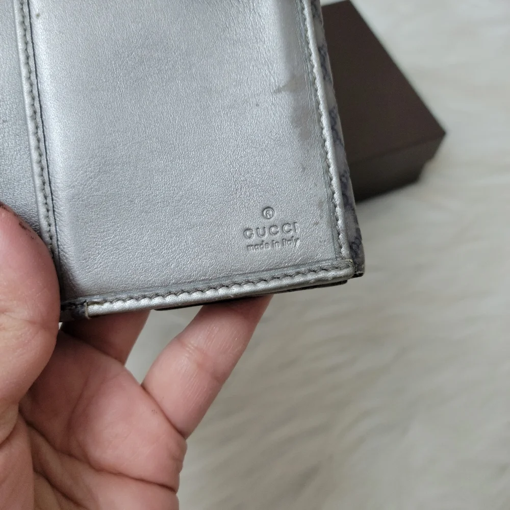 100% Authentic Gucci GG heart long wallet - Picture 7 of 16